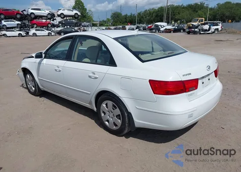 2009 Hyundai Sonata Gls z USA, uszkodzony, nr VIN 5NPET46C89H490533